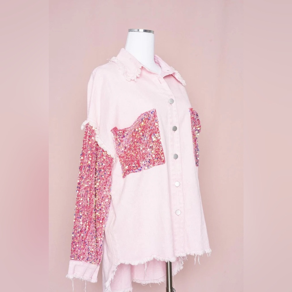 Sequin Shacket - image 2